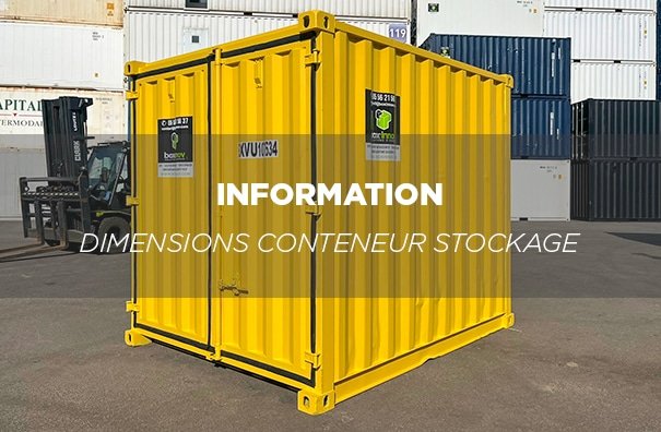 les dimensions d'un conteneur de stockage le guide