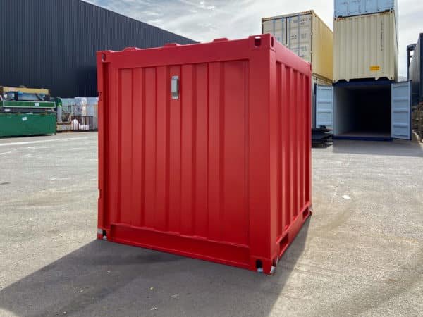 container stockage 6 pieds vu de derrière