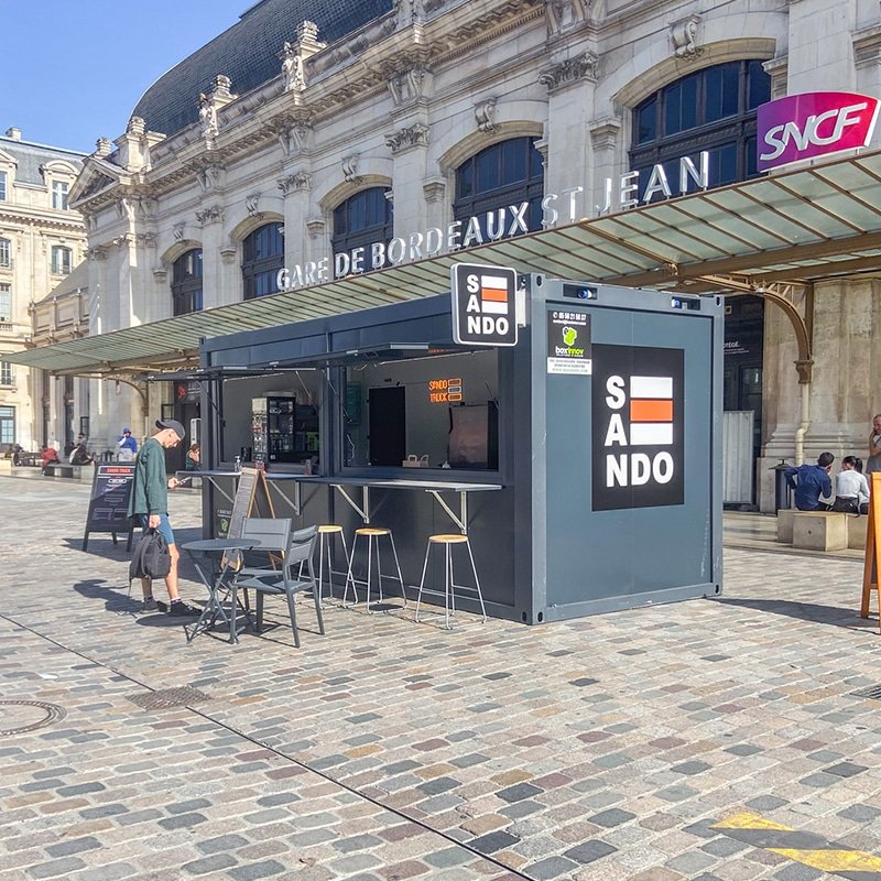 préfabriqué stand snack