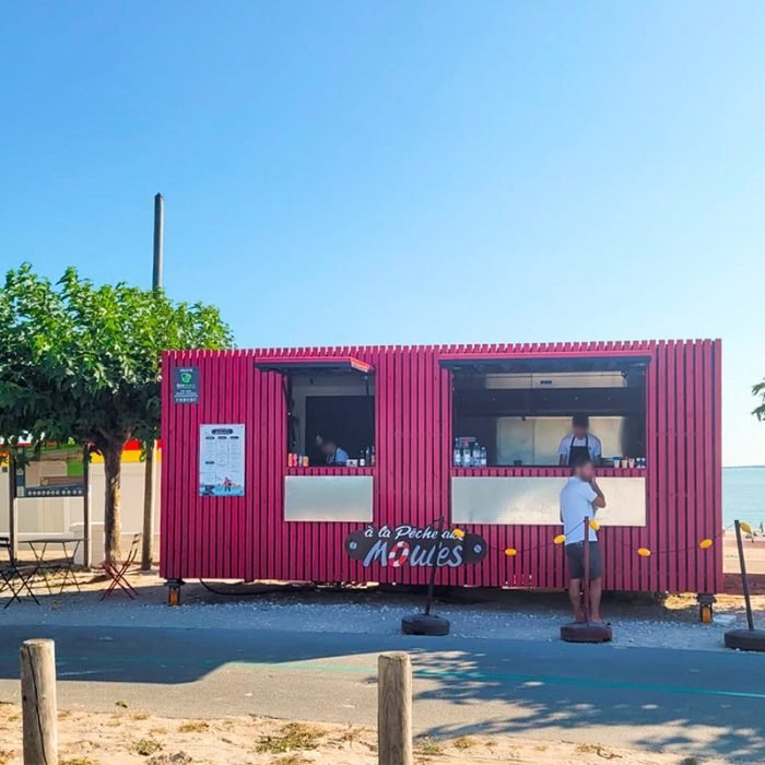 conteneur bord de plage